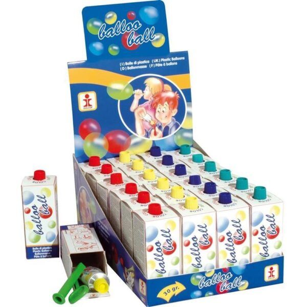 BALOO BALL BUBBLES (Bolle di plastica da soffiare) (In box 10x4cm) In espo da 24PZ 4ass…x24…x288